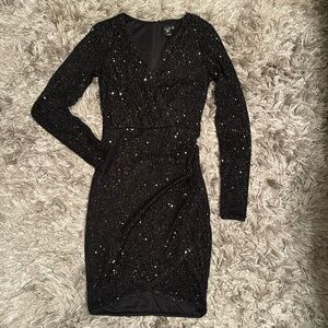 Windsor Black sequined dress Sz. S